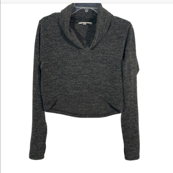 CAbi Tops - CABI Cowl Neck Knit Crop Top Shirt Sweater Grey 66